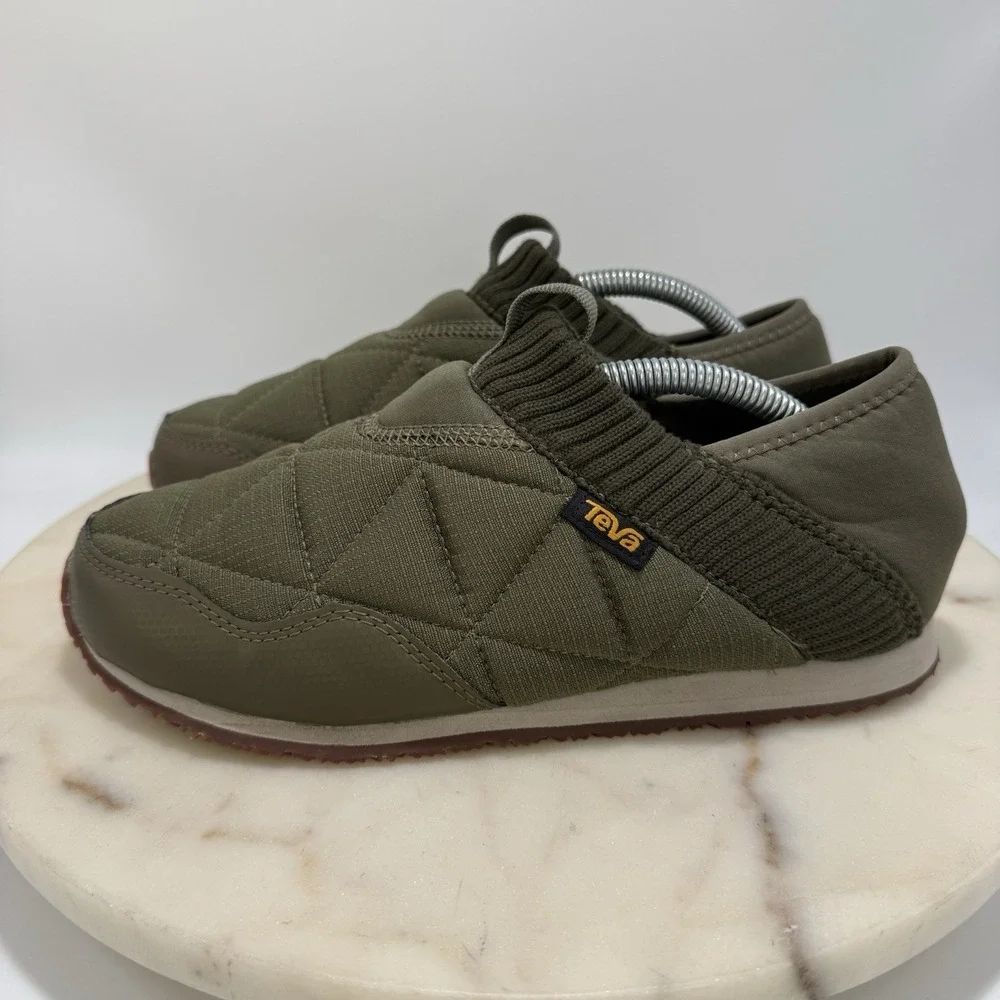 Teva Men's ReEmber Ember Moc Dark Olive Slip On Shoes 1125472 Size US 6